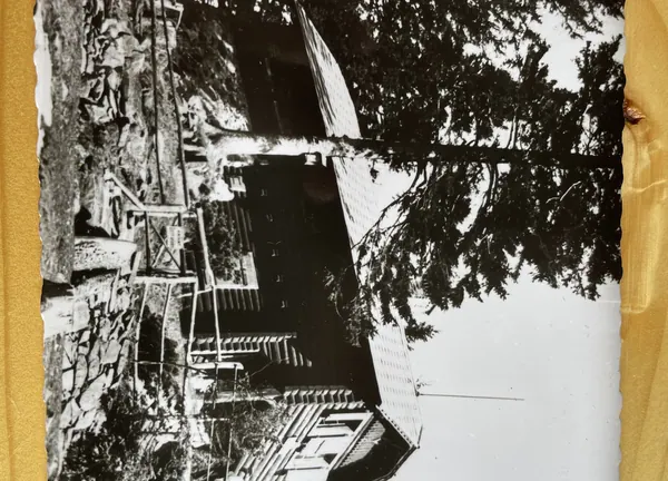 Historische Aufnahme der Hütte