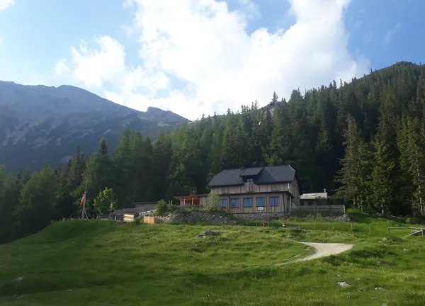 Das Waxriegelhaus in Sichtweite
