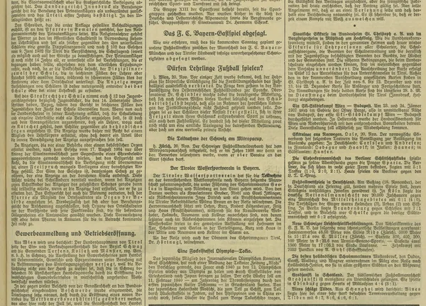 Neueste Zeitung, 20. November 1936